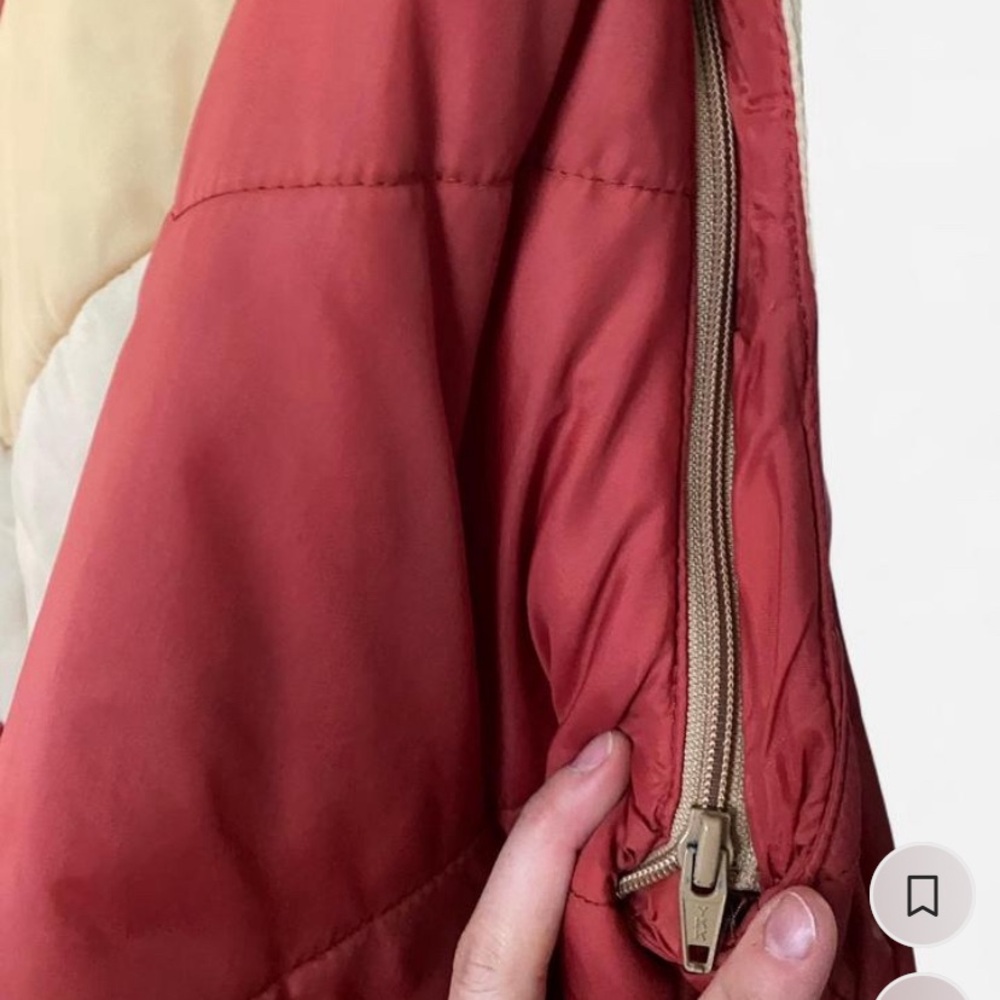 vintage 70s puffer jacket with removal sleeves - Picture 5 of 7
